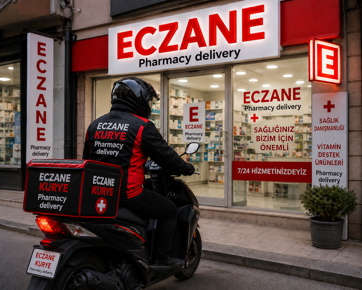 Acil Nöbetçi Eczane Moto Kurye 7/24 -Pharmacy -Delivery- Eczane Kurye İstanbul Fatih